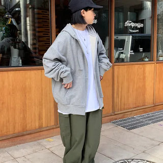 Beige Hooded Jacket