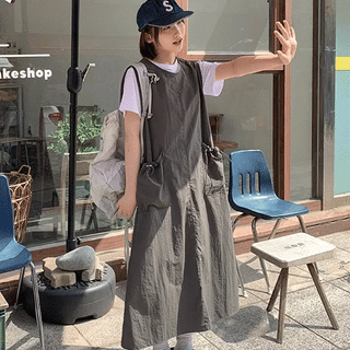 Teller Nylon Cargo Long Dress