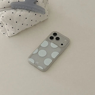 Mono Dot iPhone 17 Pro Clear Translucent Jelly Case