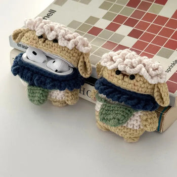Sheep Knit Doll AirPods Case