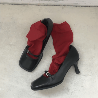 Triangle Loafer Heel  Stiletto Loafers