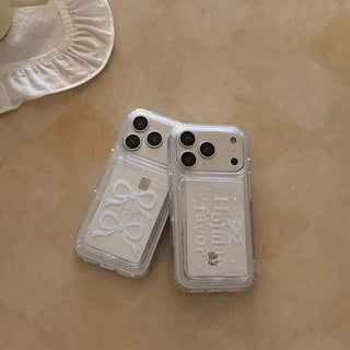 Holiday Favor MagSafe Clear Jelly Hard Phone Case for iPhone 17 Pro