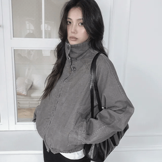 NERV Standard Washed Zip-Up Jacket
