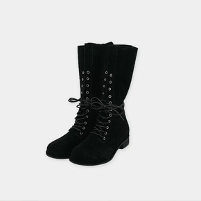 Zeldi Lace-up Suede Two-Way Boots