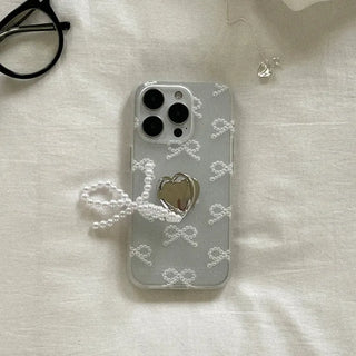 Pearl Glow iPhone 16 Pro Clear Translucent Jelly Case