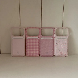 [SET] Pink Edition MagSafe Hard Phone Case + MagSafe Card Slot