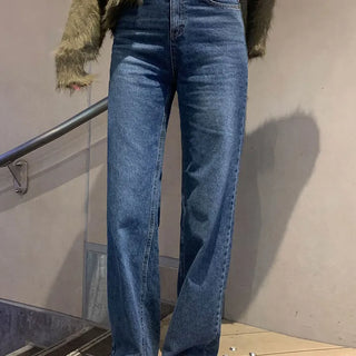 Daily brushed straight denim