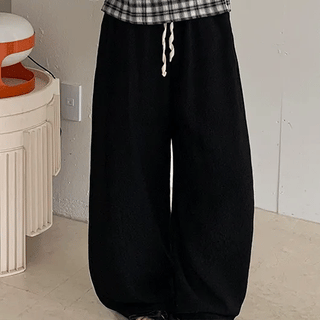 Manco Cool Summer Nylon Elastic Waist Wide Pants
