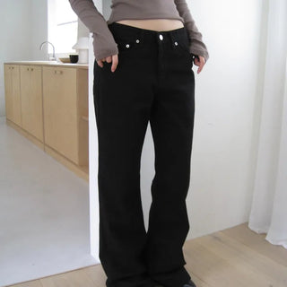 North Wide Cotton Bootcut Pants