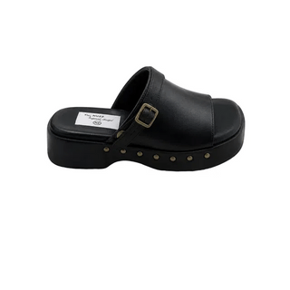 Platform Buckle Block Heel
