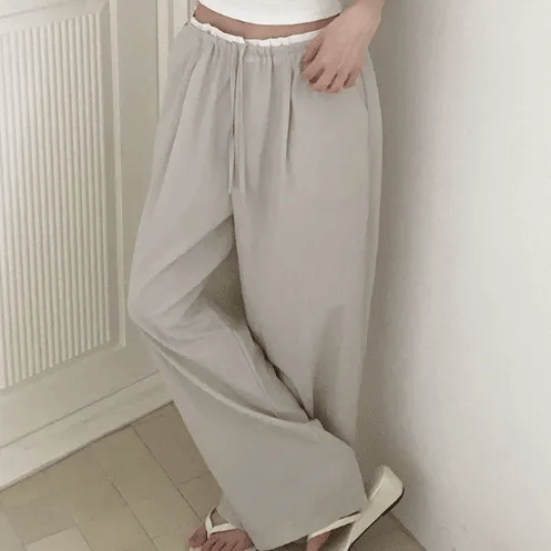 Havel Contrast Layered Nylon Wide Pants