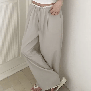 Havel Contrast Layered Nylon Wide Pants