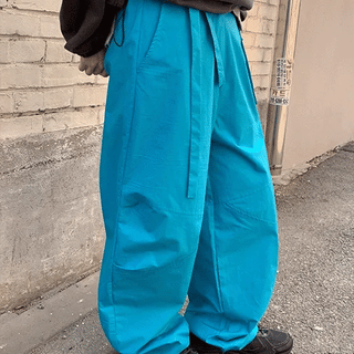 Godia Curve Color Pocket Set Wide Pants