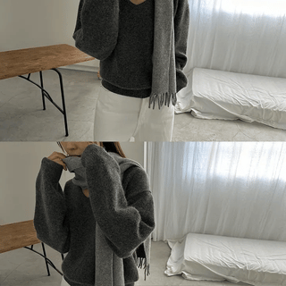 Second Wool V-neck Knit