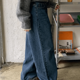 Benme Denim Wide Pants