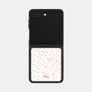 Heart Drizzle Galaxy Z-Flip Fold 8 MagSafe Black Bumper Case