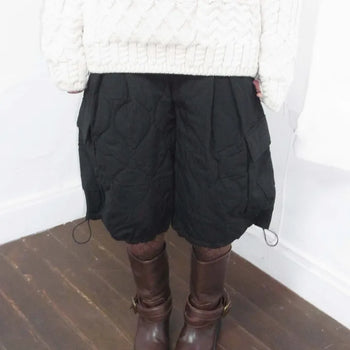 Dibka Quilted Bermuda Pants
