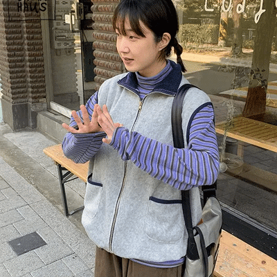 Sylph Color Block Fleece Vest