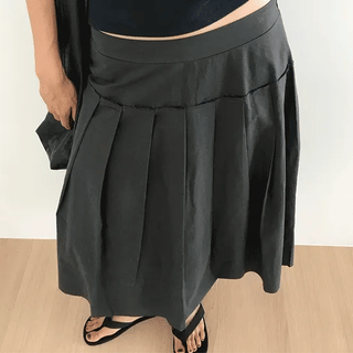 PANEL GORE MIDI SKIRT
