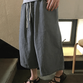 Maril Elastic Bermuda Cotton Pants
