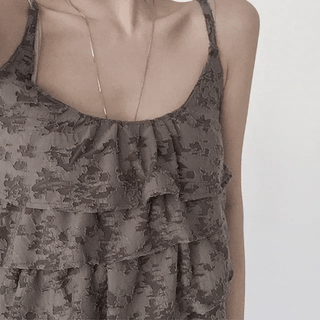 Bonji Ruffle Ribbon Tank Top
