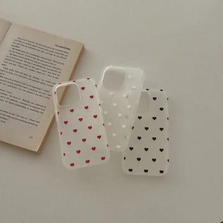 Basic Heart iPhone 16 Pro Clear Translucent Jelly Case