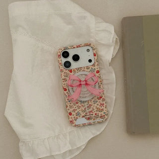Flower Garden MagSafe Card Phone Case iPhone 17 Pro Hard