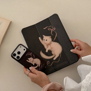 Velvet Kitten iPad Pro Air 13 11 Clear Separable Cover Case