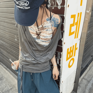Hood Off Wrap T-shirt