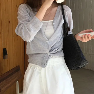 Shine Asymmetrical Button Wrap