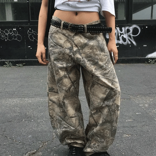 Leopard Curved Pants