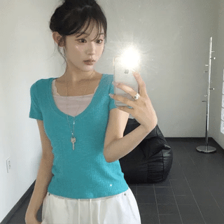 Reti V-Ribbed Top