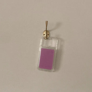 [mm] Soft Cream Plain MagSafe Card Clear Wallet Pocket Case