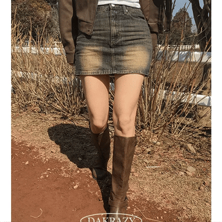 Viola Denim Mini Skirt