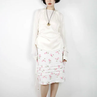 Sweater midi skirt
