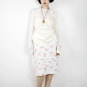 Sweater midi skirt