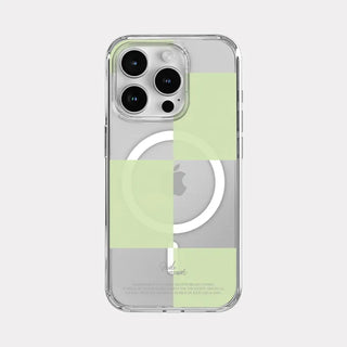 Soft Checkerboard MagSafe Clear Jelly Hard Phone Case for iPhone 16e Pro Max