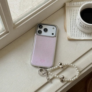 [SET] Daily Pastel Silver MagSafe Bumper Case + Strap