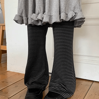 Rayuni Striped Bootcut Elastic Pants