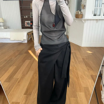 Seb Wide Wrap Slacks Pants