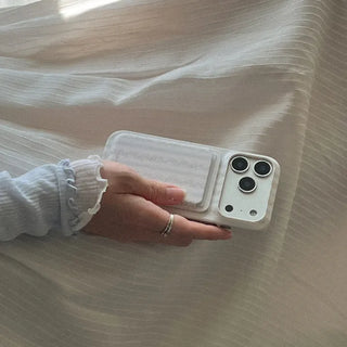 [SET] Botanical Stripe MagSafe Hard Phone Case + MagSafe Card Slot