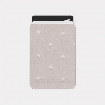 Cotton Dot MagSafe Clear Card Wallet Pocket Case
