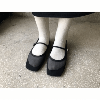 Didier Leopard Print Mary Jane Flats