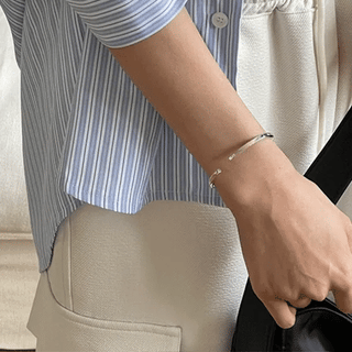 East Silver Bangle