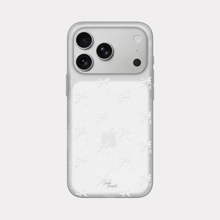 Sugar Ribbon iPhone 17 Pro Clear Translucent Jelly Case