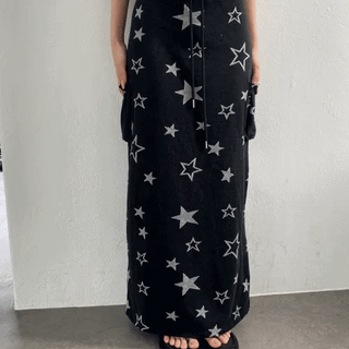 rainbow fleece skirt