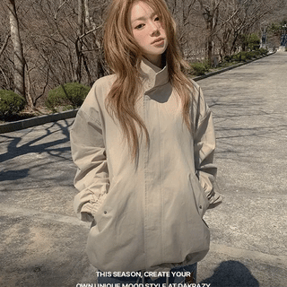 Ape High-Neck Boxy Field Jacket