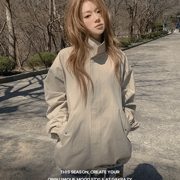 Ape High-Neck Boxy Field Jacket