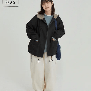 Etons Shirred Zip-Up Jumper
