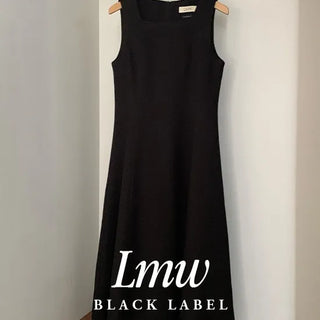 glitter flare long black dress